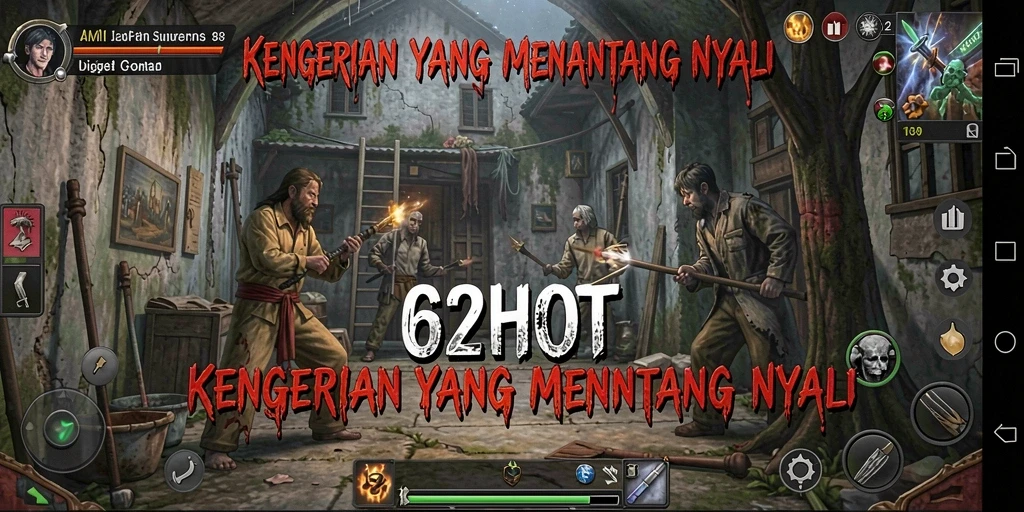 Gameplay mendebarkan dan suasana menyeramkan di 62HOT.