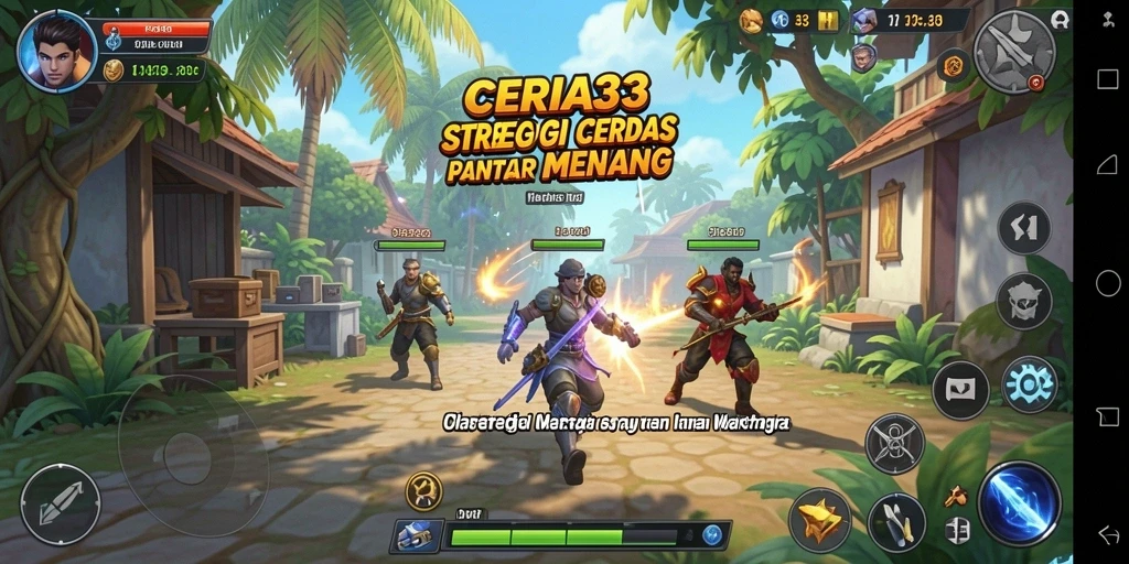 Tampilan menarik dari gameplay CERIA33 yang penuh strategi.