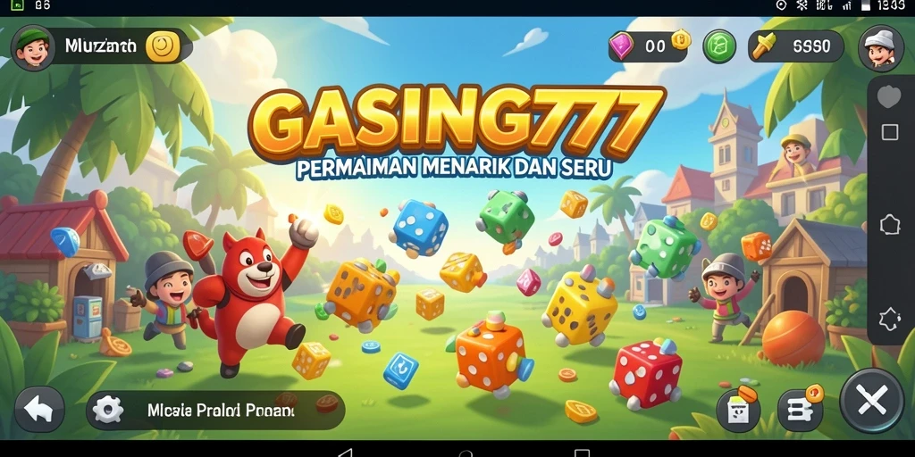 Tampilan gameplay GASING777 yang seru dan penuh tantangan.