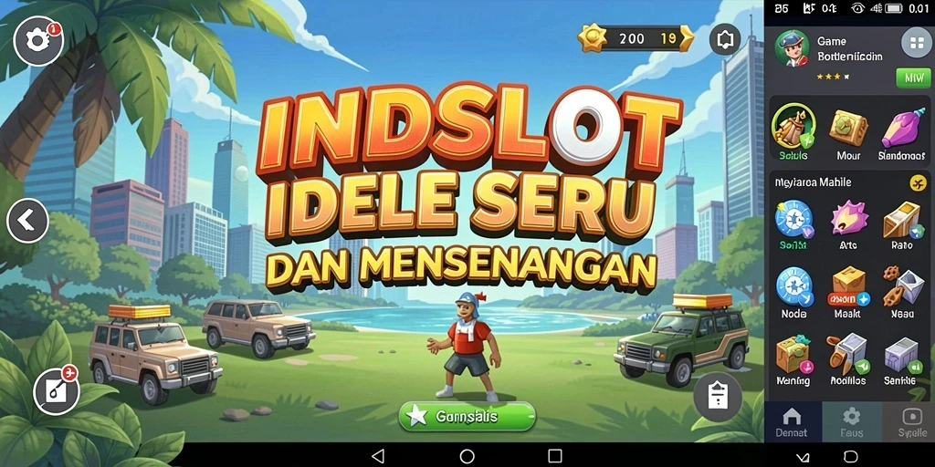 Tampilan gameplay seru dan menarik di INDSLOT