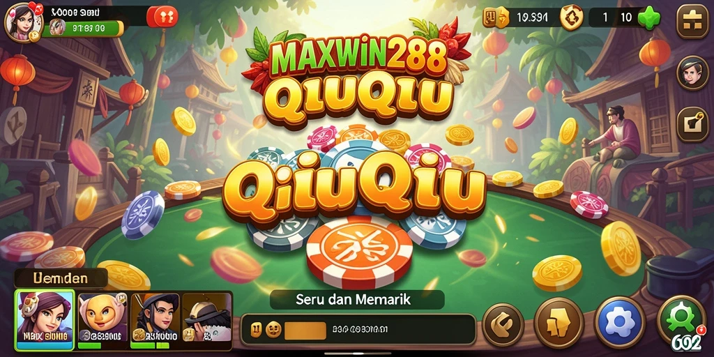 Tampilan gameplay seru dari MAXWIN288 QiuQiu.