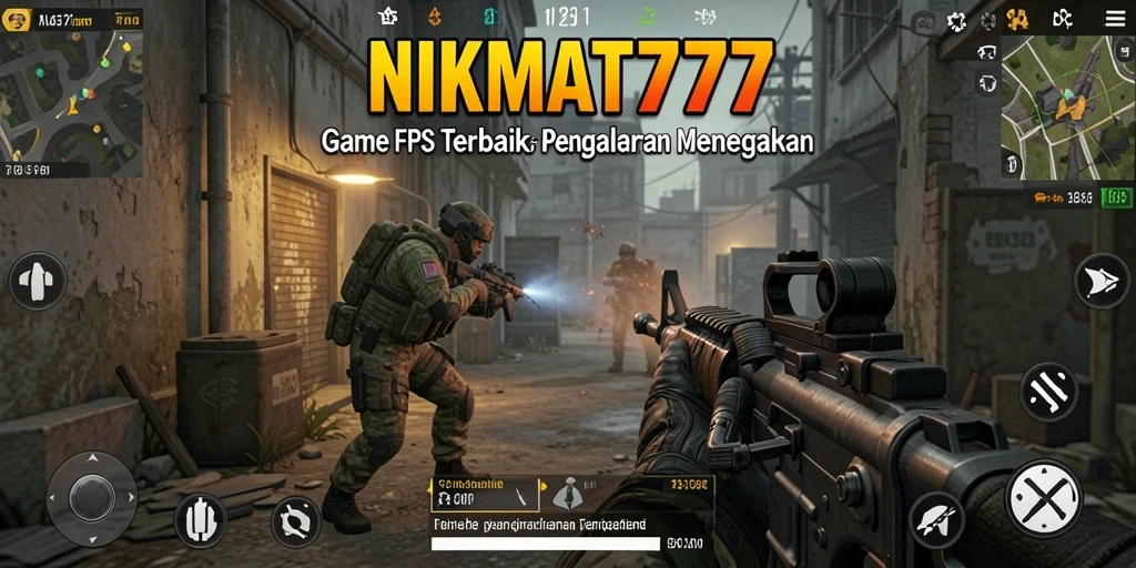 Tampilan gameplay NIKMAT777 yang menegangkan dan realistis di medan perang.