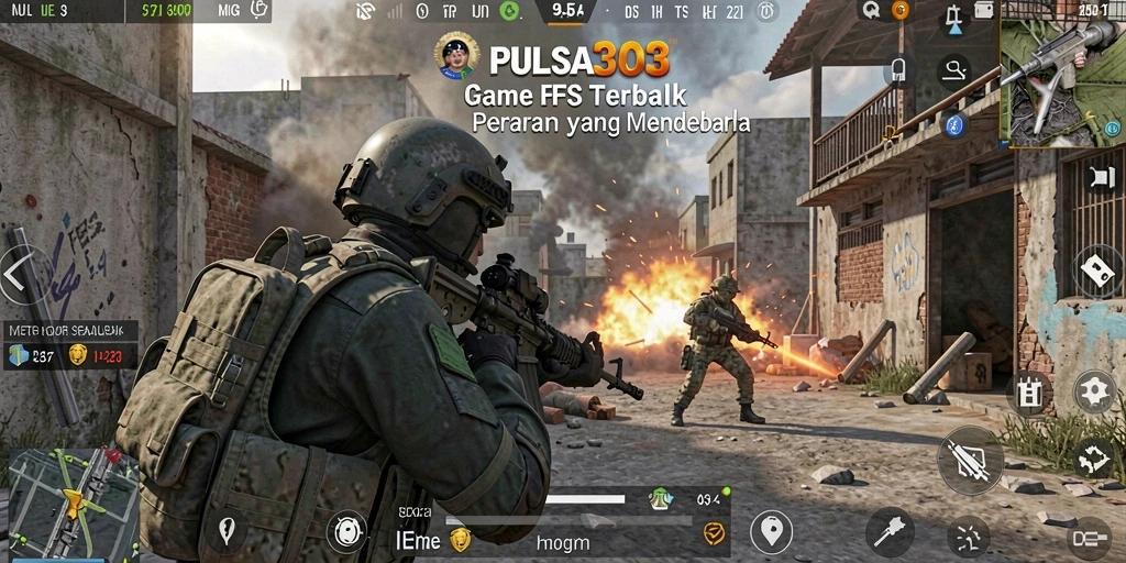 Tampilan menarik dari game FPS PULSA303 yang intens dan seru.
