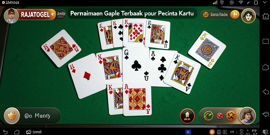 Tampilan menarik dari gameplay Gaple RAJATOGEL yang seru dan interaktif.