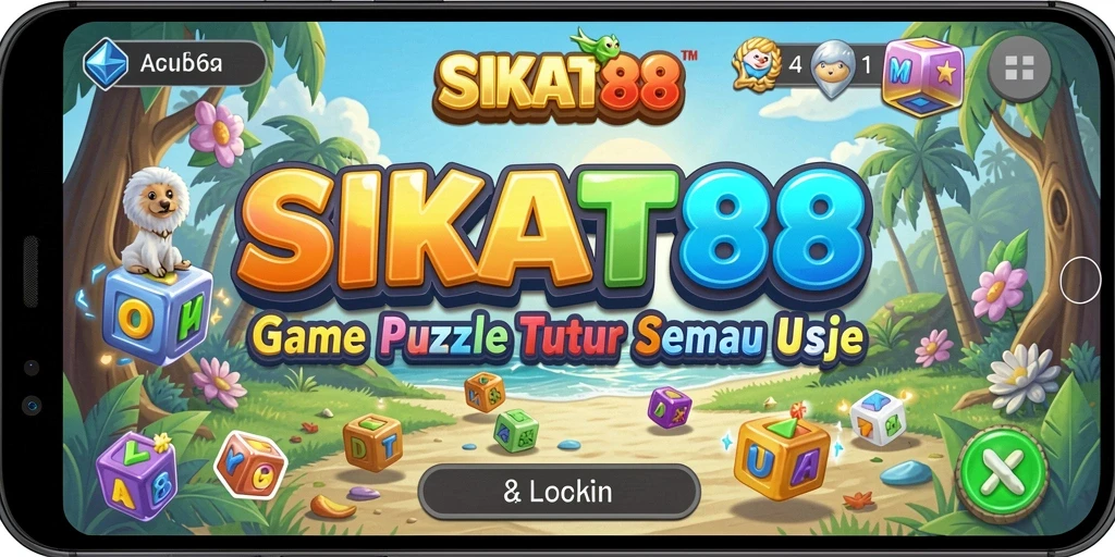 Tangkapan layar SIKAT88 menampilkan gameplay puzzle yang menantang dan menarik.