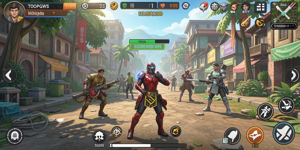 Tampilan gameplay TOOPGWS yang mengasyikkan dan interaktif.