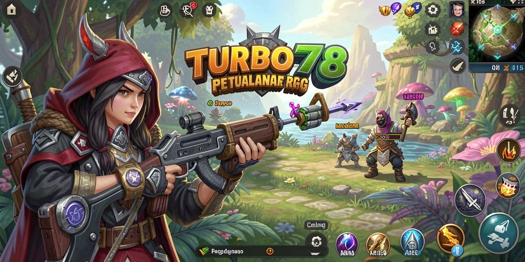 Tampilan gameplay RPG yang memukau dan penuh aksi.