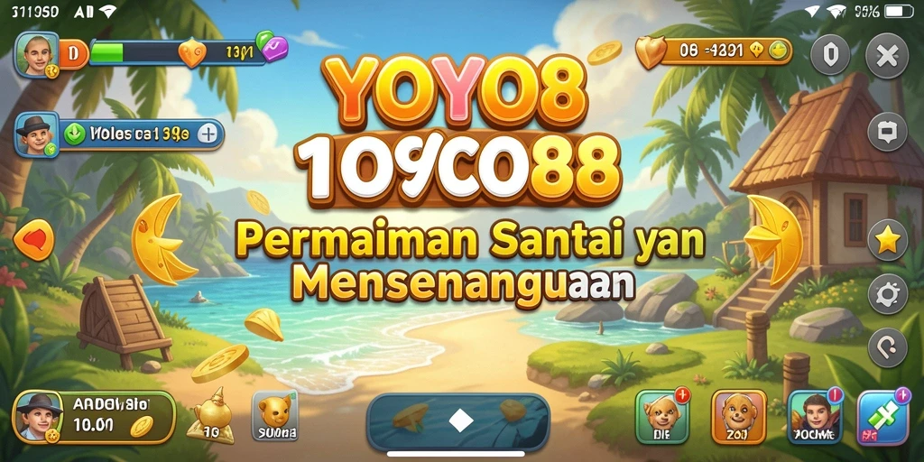Tampilan gameplay santai YOYO88 dengan grafis yang menarik.